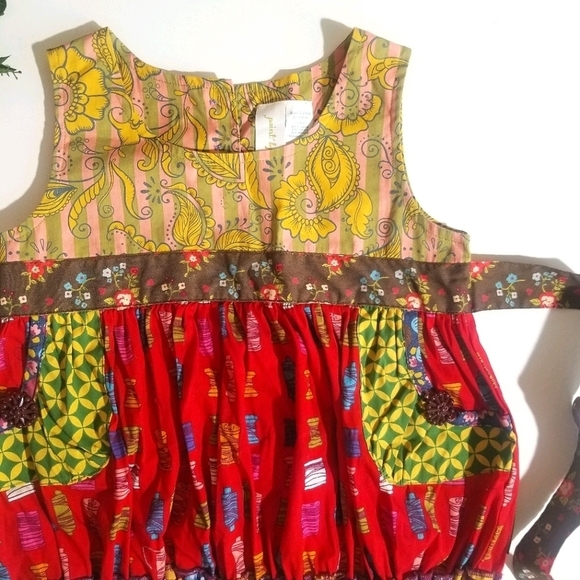 Matilda Jane Jester Red Shasta Bubble Top Size 4 - Picture 13 of 14